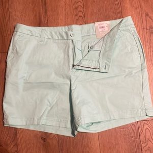 NWT - Light Aqua “Beach Glass” Magellan 5” Inseam Happy Camper Shorts (16)